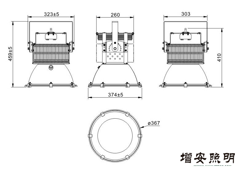 高檔高端SWK205-100w高效LED工礦燈，LED工廠燈廠家直銷，LED節(jié)能燈體育場(chǎng)館